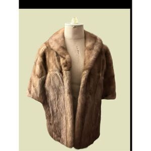 Sears Vintage Mink Stole - Original Paperwork from 1975